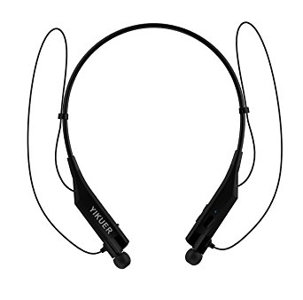 Bluetooth Headphones, Wireless Bluetooth V4.1 Hi-Fi Stereo Headset with Mic/Apt-X, CVC6.0 Noise Cancellation Sweatproof Sport headphone Earbuds (Black)