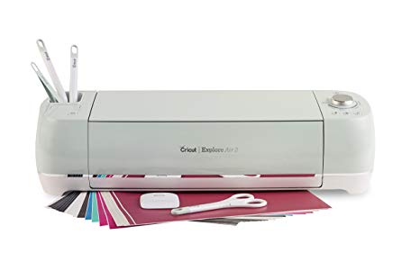 Cricut Explore Air 2 Bundle - 40 Sheets of Vinyl/Trasfer Tape and Basic Tool Kit