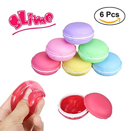 Fruit Putty Slime Kids Toys Cool Soft Crystal Rubber Slime Mud Clay for Kids,Students,Birthday,Party Non-sticky - 6 Pack