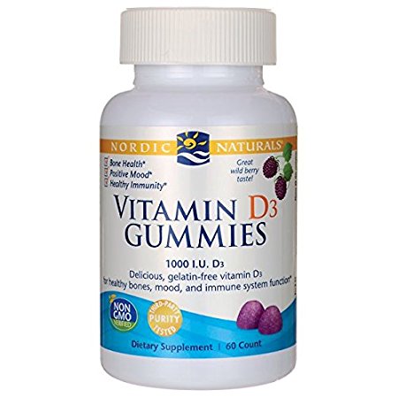 Nordic Naturals Nordic Vitamin D3 Gummies, 60 Gummies