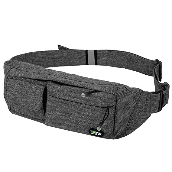 EOTW Fanny Pack Waist Bag Travel Pocket Sling Chest Shoulder Bag Phone Holder Running Belt With Separate Pockets, Adjustable Band For Workout Vacation Hiking For iPhone 6 6S Plus, Galaxy S4 S5 S6 S7