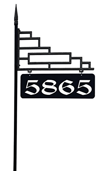 Excalibur Reflective 911 Yard Address Sign 48"- Address Plaque- Exclusively By Address America