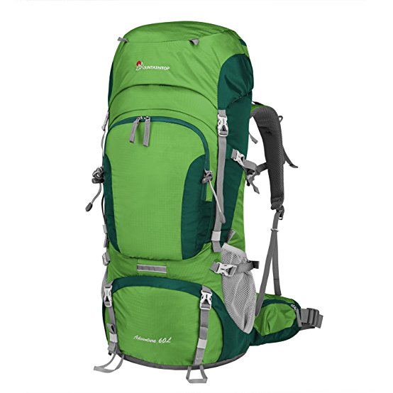 Mountaintop 60L Hiking Backpack with Rain Cover