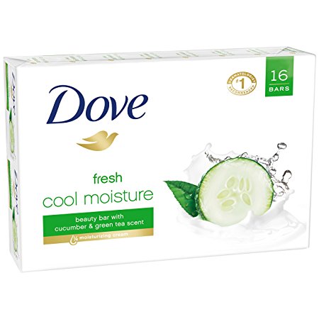 Dove Beauty Bar, Cool Moisture 4 oz, 16 bar