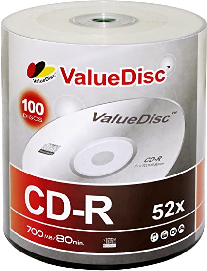 Value Disc 52X 700MB CD-R 100PK