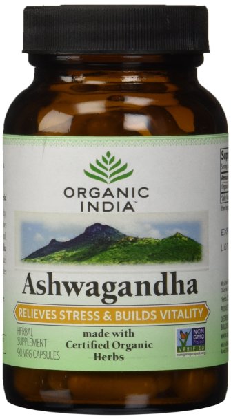 Organic India Ashwagandha Formula Capsules 180 Count