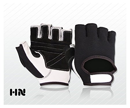 Fitness Training Leather Gloves (044) Weight lifting Gym Cycling All Sports