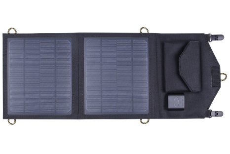 Solar Panel Charger,LYe 10 Watts Solar Panel Portable Folding Solar Charger with Dual USB Ports for iPhone,iPad and All Other USB Compatible Devices