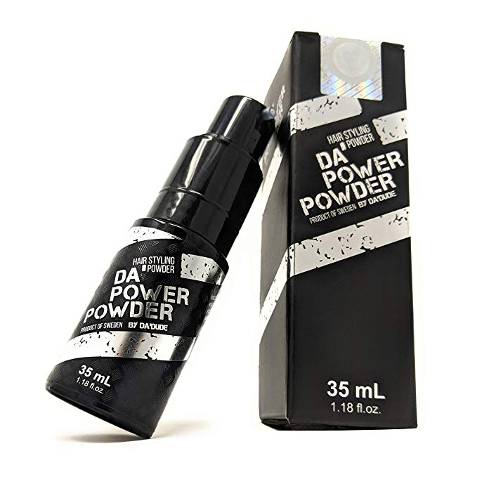 Da' Dude Da' Power Powder - Hair Styling Volume Men - Quick & Easy Volume Boost with Excellent Matte Finish