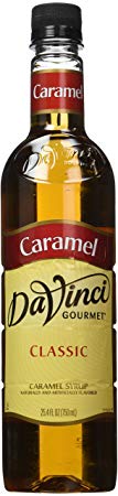 Davinci Gourmet 13304 Davinci Classic Flavor Syrup - 750Ml Plastic Bottle Caramel