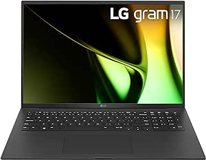 LG gram 17-inch Lightweight Laptop, Intel Evo Edition - Intel Core Ultra 5 processor, Windows 11 Home, 16GB RAM, 512GB SSD, Black