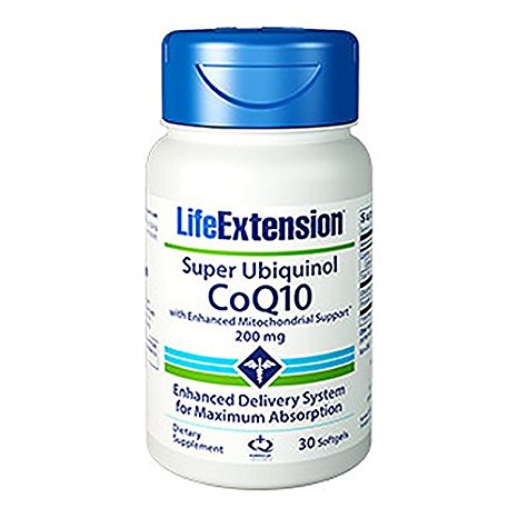 Life Extension, Super Ubiquinol CoQ10, 200 mg, 30 Softgels