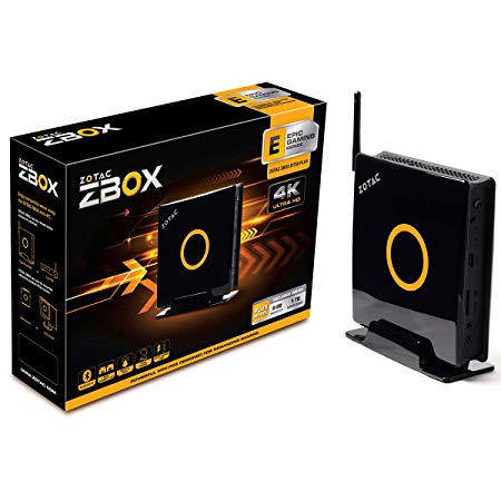 ZOTAC ZBOX E Series EI750 PLUS Workstation Mini PC with Intel Core i7-4770R quad-core Processor, Intel Iris Pro 5200 Graphics, Wi-Fi, Bluetooth, 8GB Memory, 1TB HDD, No OS Barebone System (ZBOX-EI750-PLUS-U)