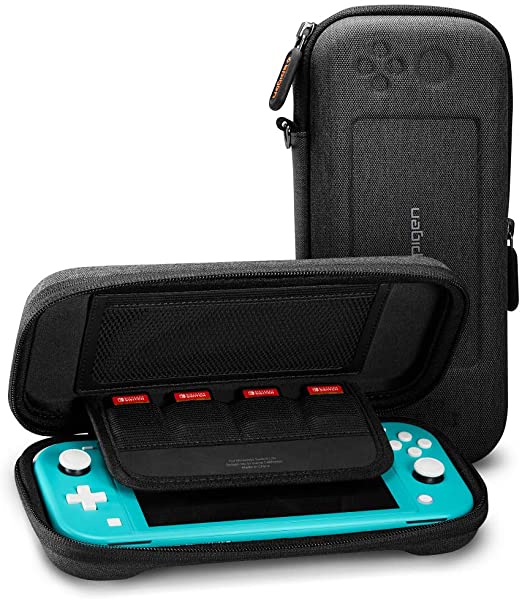 Spigen Klasden Designed for Nintendo Switch Lite Carrying Case (2019) - Charcoal Gray