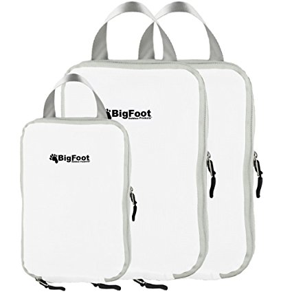 Bigfoot Outdoor Products Packing Compression Cubes (3-Pack) 2 Large   1 Medium