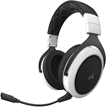 Corsair HS70 Wireless Gaming Headset with 7.1 Surround Sound - White ,Carbon/White,CA-9011177-EU