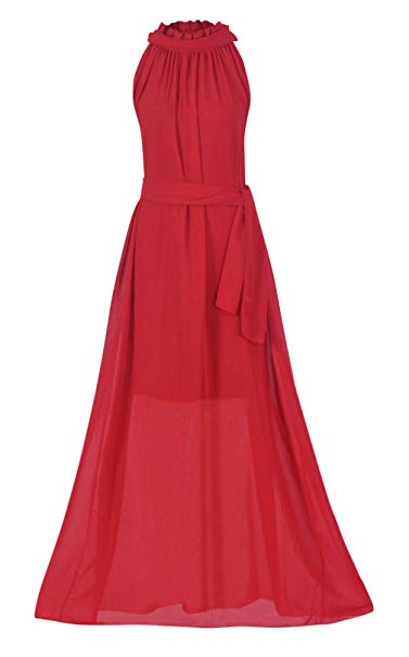 Howriis Women's Chiffon Wedding Party Bridesmaid Formal Dress