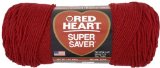 Red Heart E3000319 Super Saver Economy Yarn Cherry Red