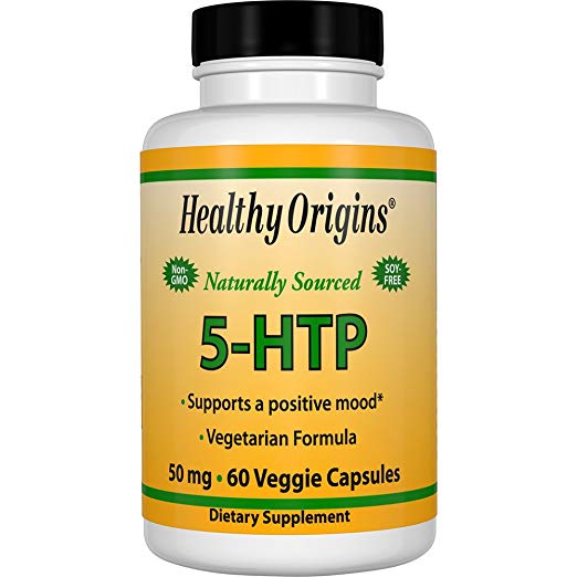Healthy Origins Natural 5-HTP Multi Vitamins, 50 Mg, 60 Count