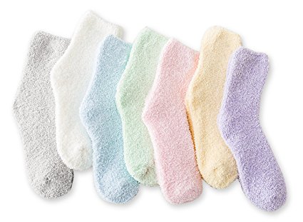 Women's Cozy Slipper Socks Fuzzy Sock 5,7,8 Pairs