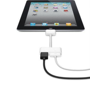 BenGoo iPad Dock To HDMI Digital AV Video Adapter Dock to HDMI HD TV HDTV AV Cable Adapter for iPad 2 3 iPhone 4 4S iPod Touch 4GOnly Compatible with above IOS 60 but below IOS 80