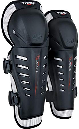 Fox Racing 2020 Youth Titan Race Knee/Shin Guards (Black)