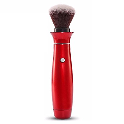 Keten Electric Makeup Brush 360 Degree Rotating Handy Vibration Brush Face Powder Puff Blending Cosmetic Brush