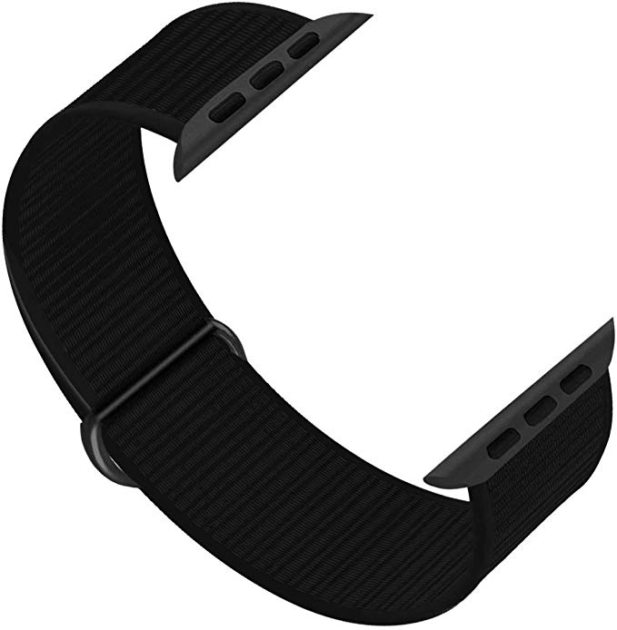 HILIMNY Compatible for Apple Watch Band 38mm 40mm 42mm 44mm, Sport Band, with Hook and Loop Fastener, Replacement Band Compatible for iWatch Series 1/2/3/4/5