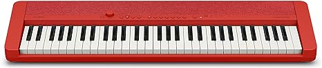 Casio, 61-Key Portable Keyboard (CT-S1RD), Red