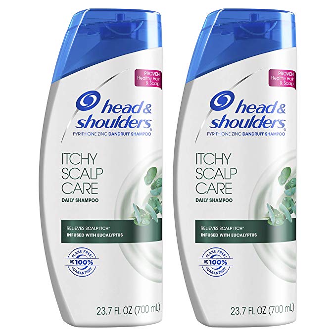 Head & Shoulders Itchy Scalp Care Anti-Dandruff Shampoo, Infused with Eucalyptus, 23.7 Fl Oz, Twin Pack