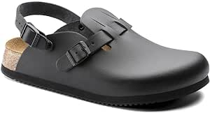 Birkenstock Kay Super Grip Leather Black - Professional Shoes for Women & Mens US M 8.0 / US L 10