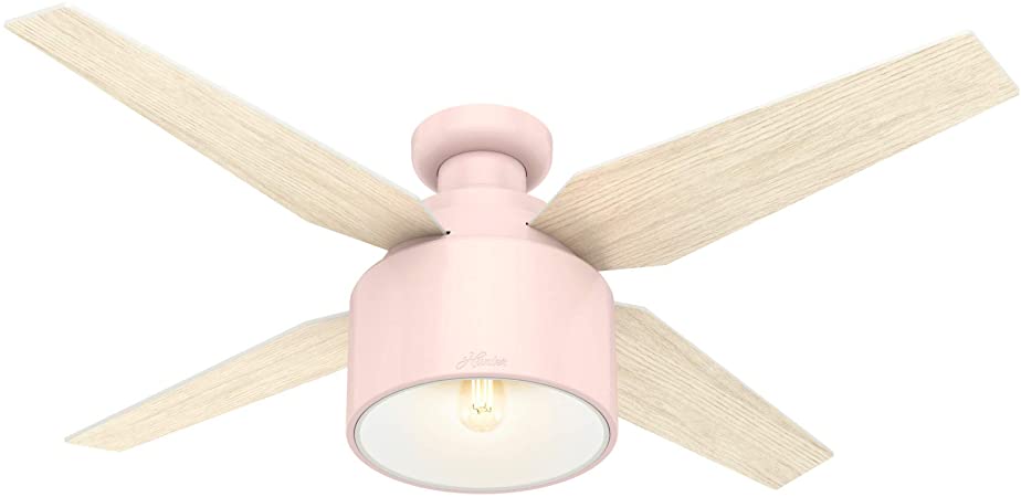 Hunter Fan Company 50263 Cranbrook Ceiling Fan, 52, Blush Pink