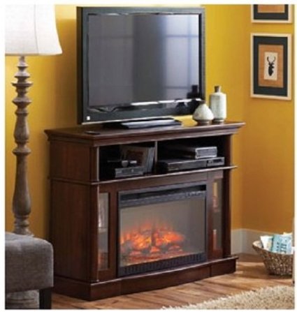 Better Homes and Gardens Media Electric Fireplace Ashwood Road, Brown