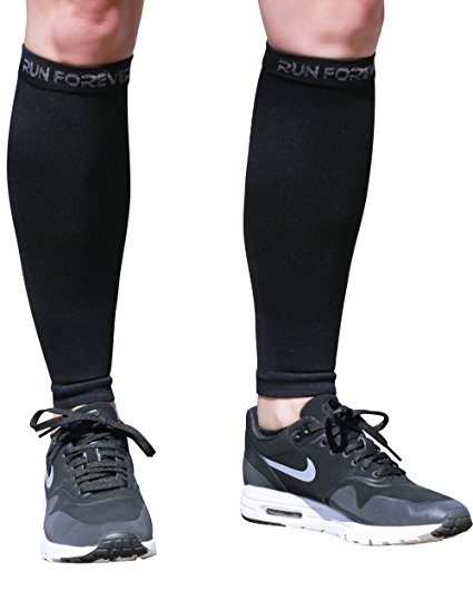 Calf Compression Sleeve - Leg Compression Socks for Shin Splint, & Calf Pain Relief - Men, Women, and Runners - Calf Guard for Running, Cycling, Maternity, Travel, Nurses