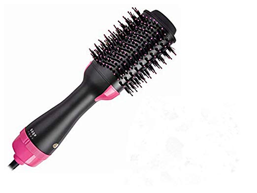 One Step Hair Dryer and Volumizer,Salon Hot Air Paddle Styling Brush Negative Ion Generator Hair Straightener Curler for All Hair Types