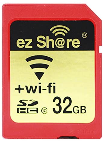 ez Share 8GB 16GB 32 GB Adapter WiFi SDHC Card Class10 SD Card Wireless Camera Memory Card for Camera (32GB)