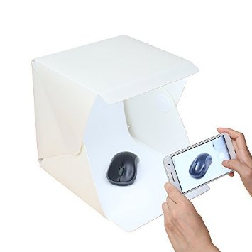 Twone® Folding Portable Lightbox Studio - Take Pictures Like a Pro on the Go with a Smartphone or DSLR Camera