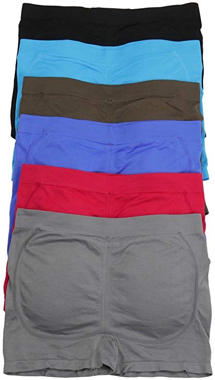 ToBeInStyle Women's Pack of 6 Padded Boyshorts