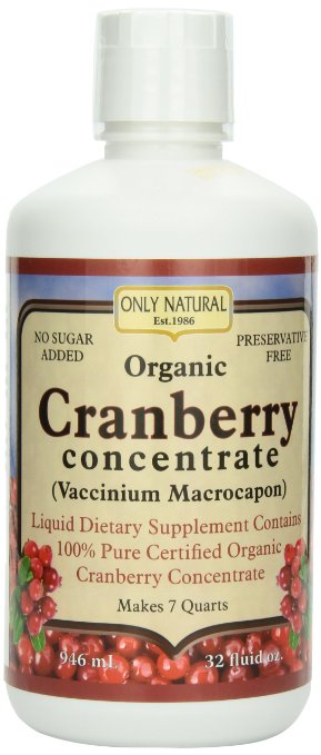 Only Natural Organic Cranberry Concentrate 32-ounce
