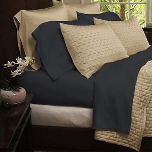 Bamboo Comfort Sheet Set - King Size 4pc Set -Wrinkle Free - Eco Friendly (King, Grey)