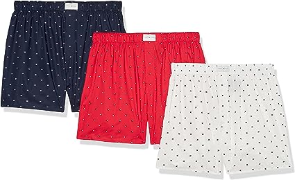 Tommy Hilfiger Men's Cotton Classics 3-Pack Woven Boxers