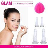 Best Face and Eye Cupping Massage Set All in One for Face Eye Neck and Decollete Reduces Wrinkles and Lines - NEW Original Anti-Slip Design - Professional Grade Anti Aging Use with Oil or Cream
