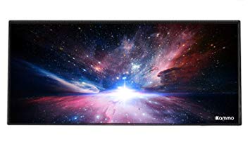 iKammo Extra Large XXL Gaming Mouse Mat Non-Slip Rubber Base Sticthed Edge Mousepad for Computer Desk Stationery Accessories(35"x 15.55"x 0.12")