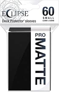 Ultra Pro - Eclipse Matte Small Sleeves 60 Pack - Jet Black