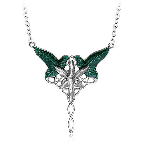 DoubleChin Arwen Evenstar Necklace - Lord of the Rings Necklace - Cosplay Accessory