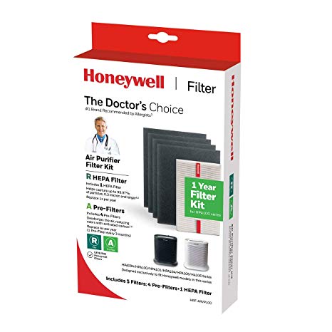 Honeywell True HEPA Value Combo Pack for HPA100 Series air Purifier Filter, Grey