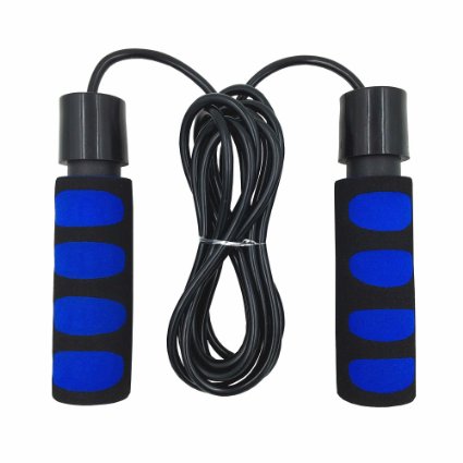 Aoneky Adult Crossfit Jump Rope with Weighted Handles, Ultra Speed Cable for Mastering Double Unders, Best Bearing Skipping Rope, Steel Wire Jumping rope For Workout, Exercise and Fitness, Training, Boxing, MMA