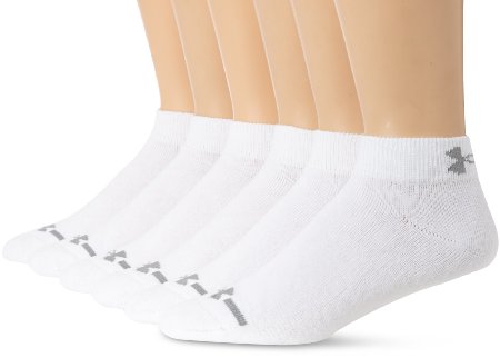 Under Armour Men's Charged Cotton Low-Cut Socks