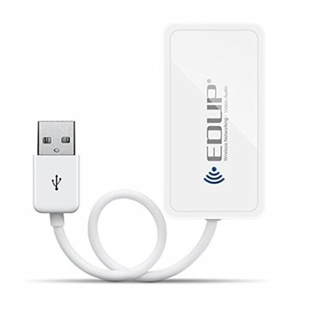 EDUP Wireless Wifi Disk Access for HDD USB Drive Support for iOS Android Mac Win 7 Win 8 - White