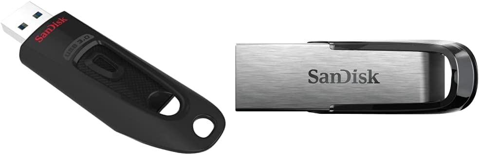 SanDisk 512GB Ultra USB 3.0 Flash Drive - SDCZ48-512G-G46 & 128GB Ultra Flair USB 3.0 Flash Drive - SDCZ73-128G-G46